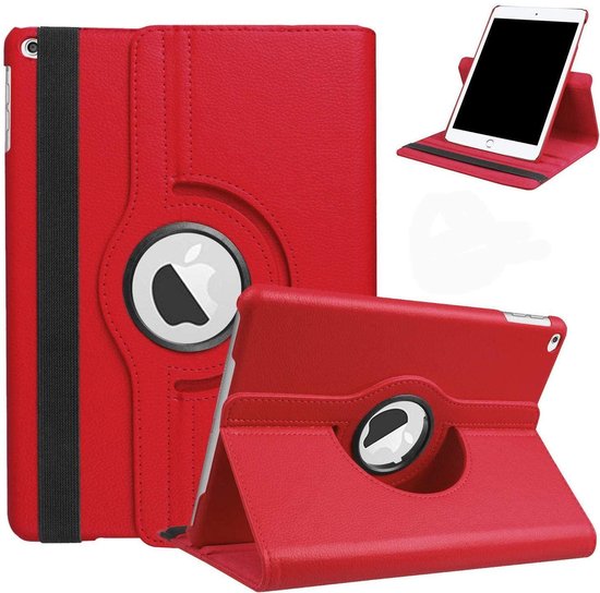 Apple iPad Air 4 10.9 (2020) Tablet Case - Red - Rotating Folio Case