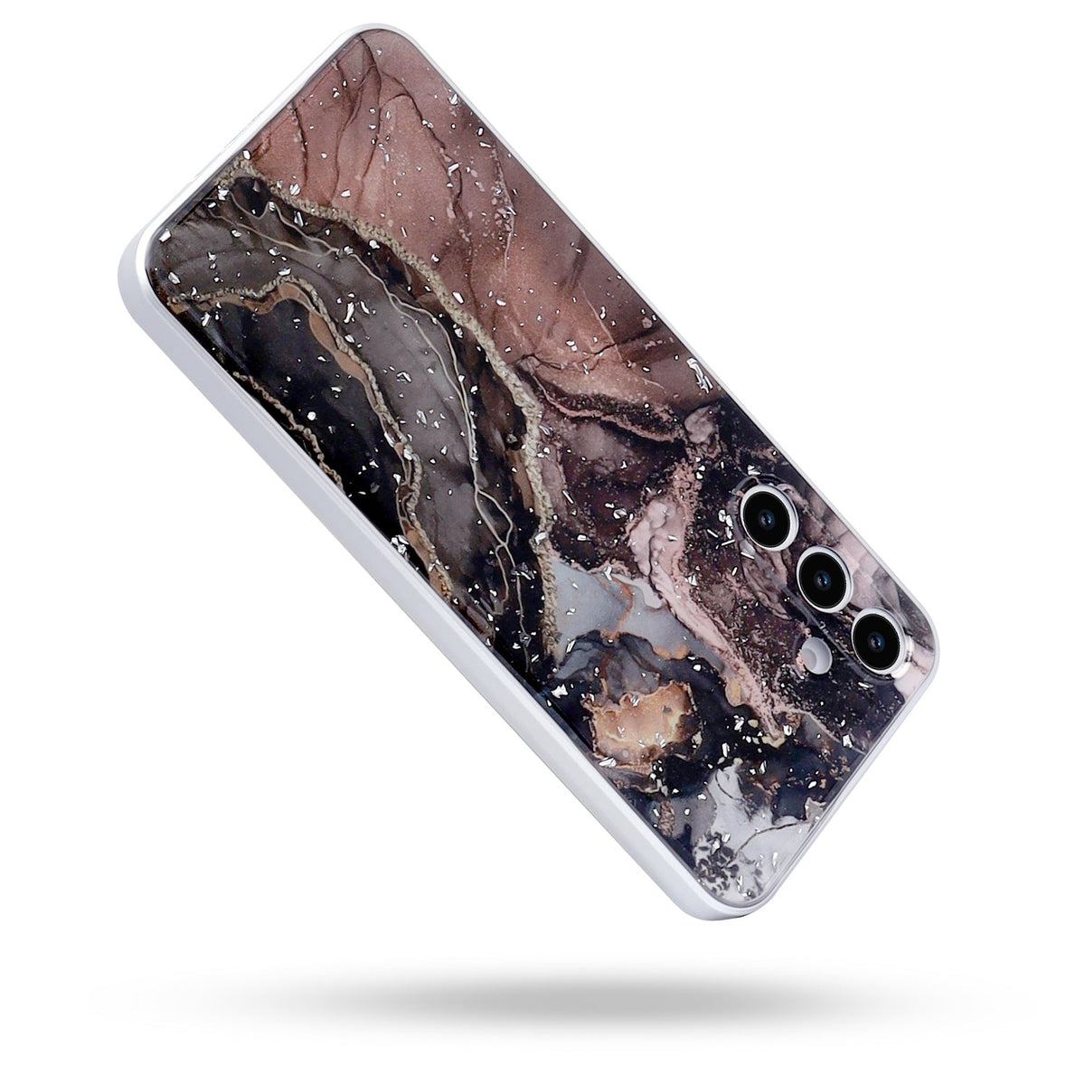 Samsung Galaxy A16 Hoesje - Zwart - Marmer Back Cover
