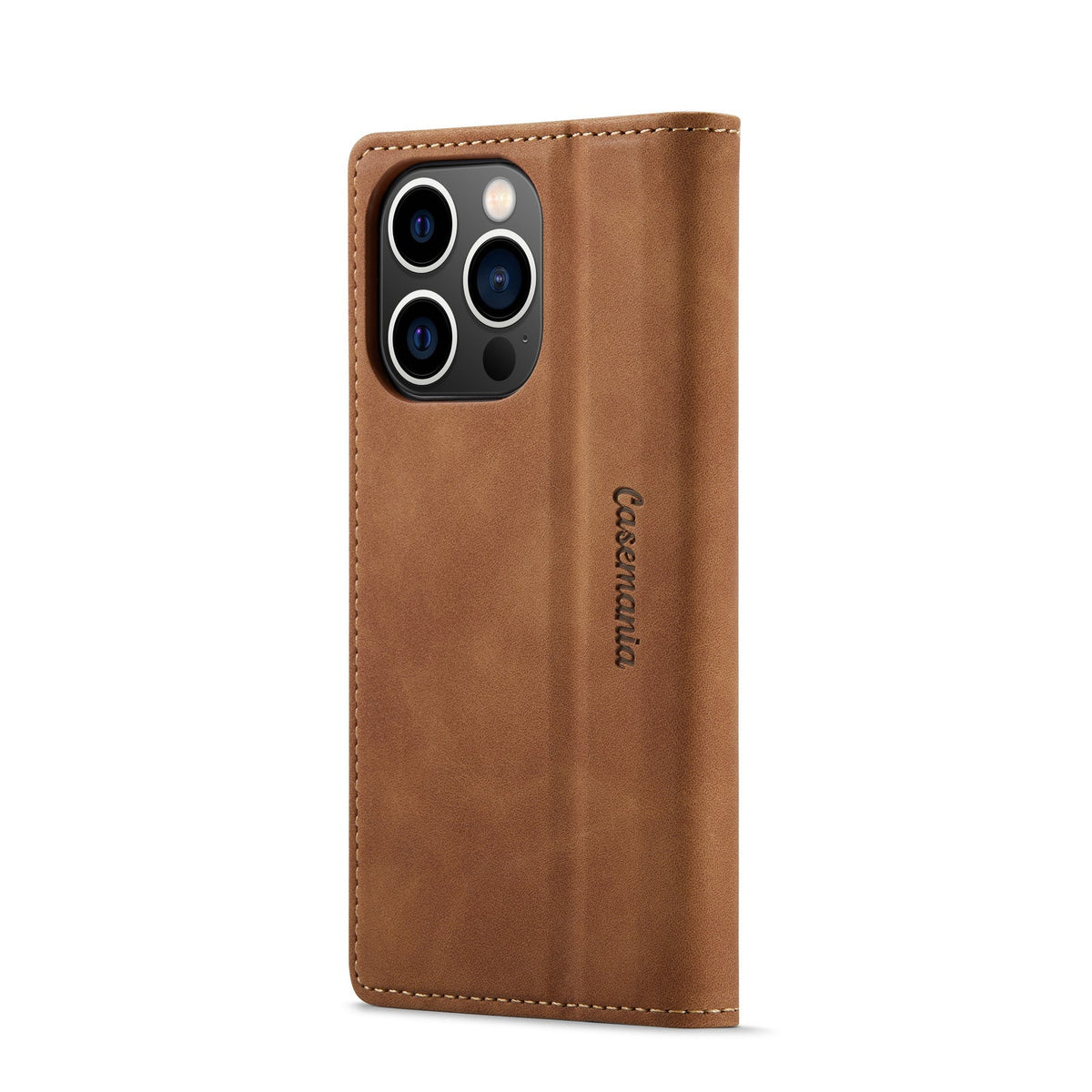 Apple iPhone 15 Pro Max Case - Sienna Brown - Slim Wallet Case