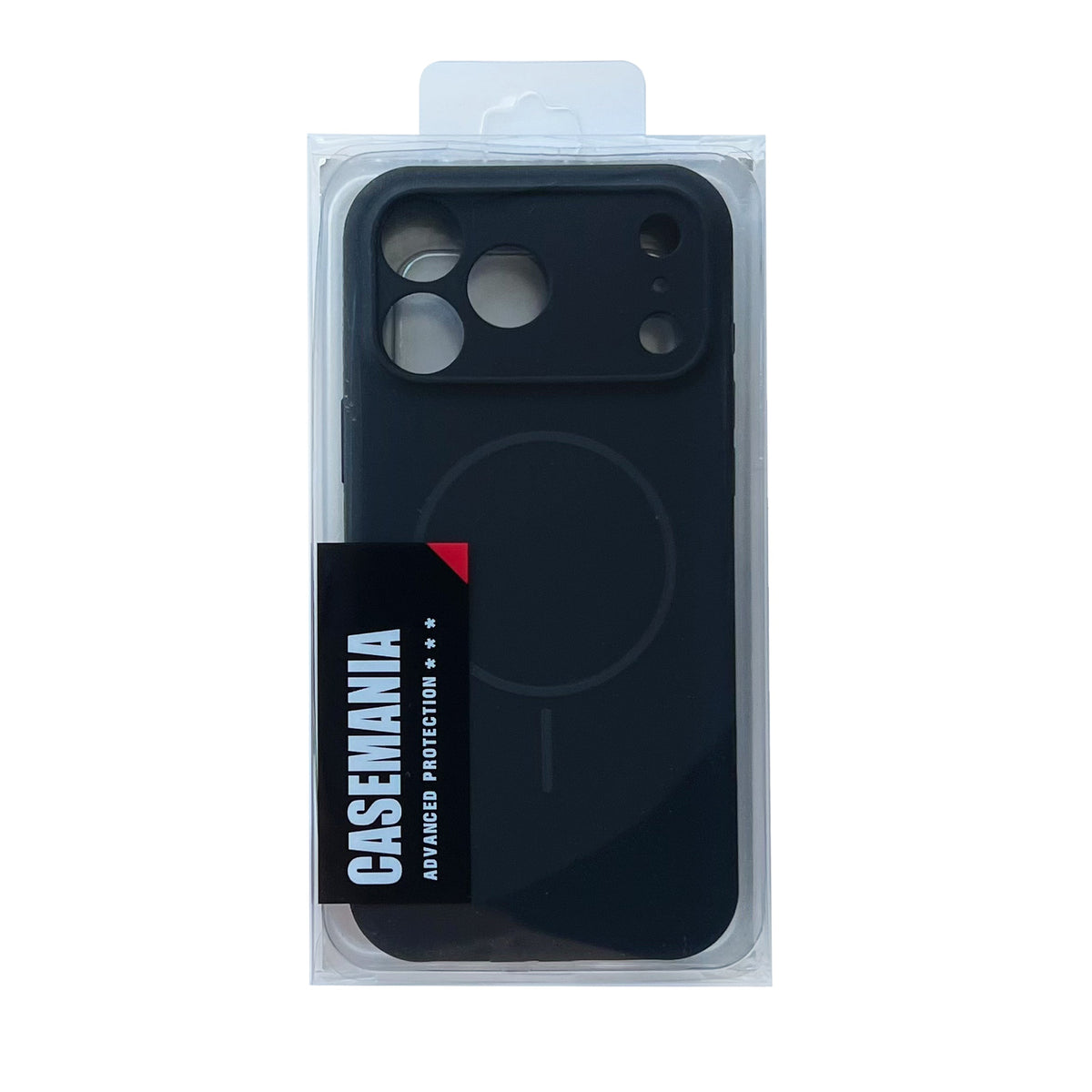 Apple iPhone 17 Pro Max Hoesje - Zwart - Magnetische Liquid Siliconen MagSafe Back Cover met Camerabescherming