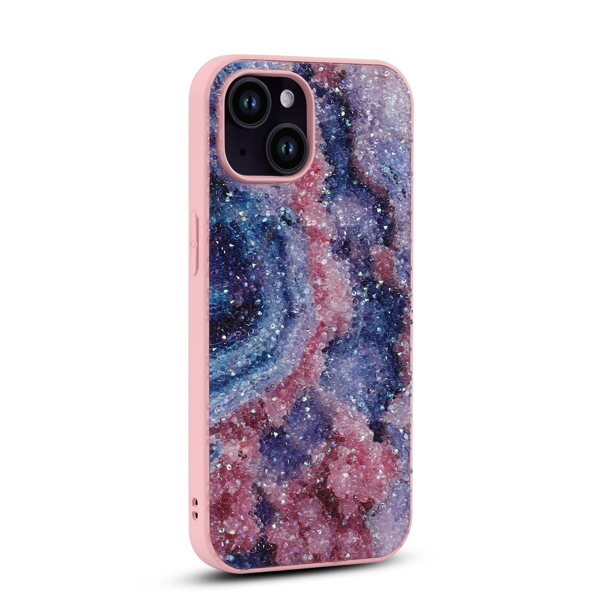 Apple iPhone 11 Hoesje - Nova - Diamant Marmer Glitter Back Cover