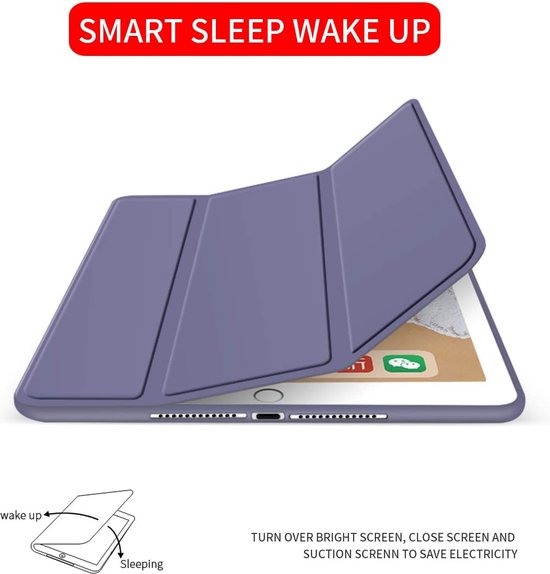 iPad 10.2 Tablethoes - Lavender - Pen Slot Smart Cover