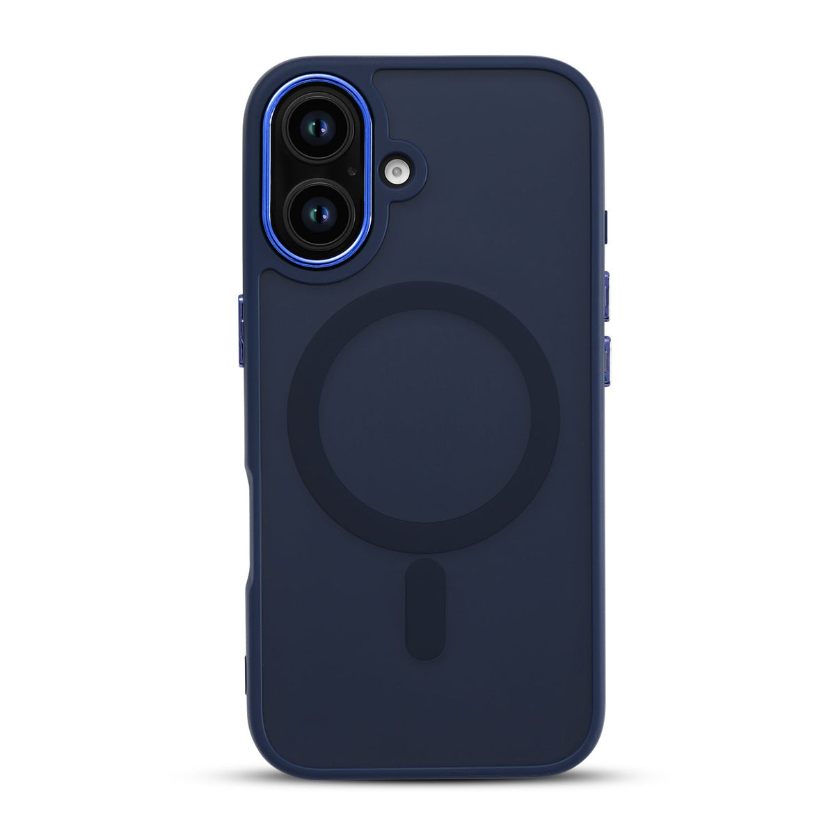 Apple iPhone 16 Plus Hülle - Blau - Mattes Armor-MagSafe-Backcover