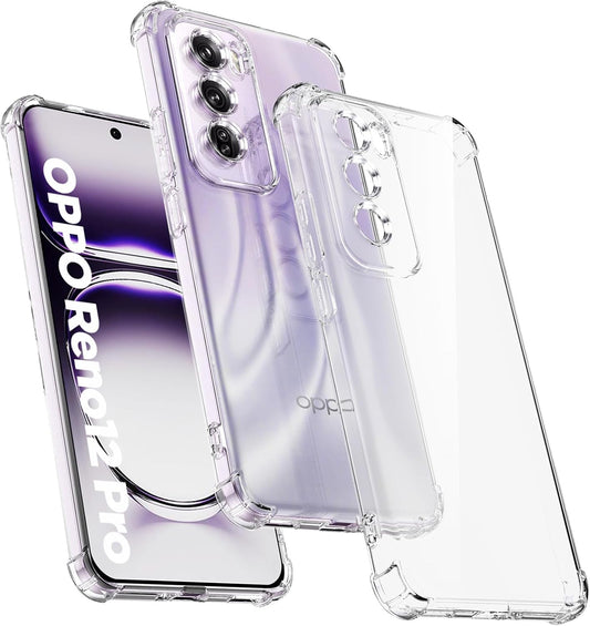 OPPO Reno12 Pro Hülle - Transparent - Stoßfestes Backcover