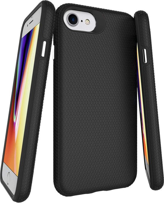 Apple iPhone 7 Case - Black - Matte Armor Back Cover
