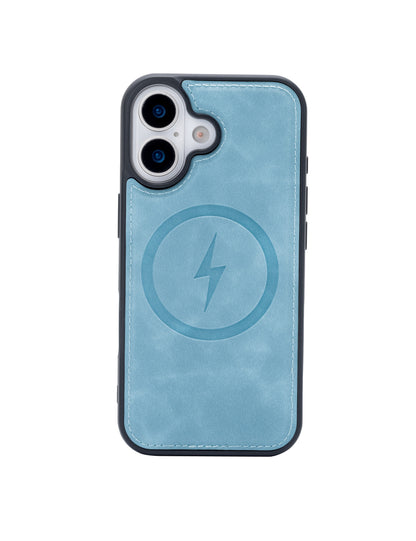 iPhone 17 Hoesje - Aqua Blue - 2 in 1 MagSafe Bookcase
