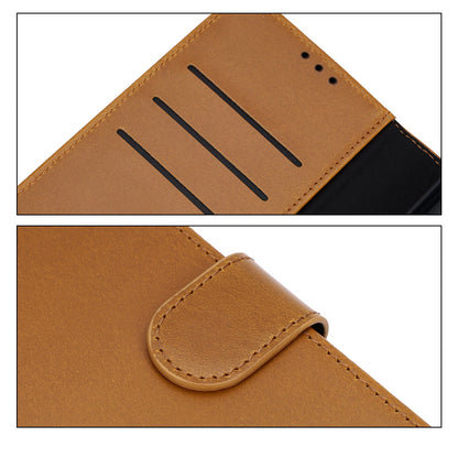 Samsung Galaxy S26 Hoesje - Sienna Brown - Echt Leren Bookcase