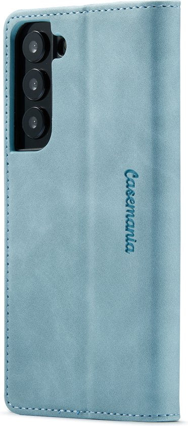 Samsung Galaxy S23 Plus Hoesje - Aqua Blue - Dunne Bookcase