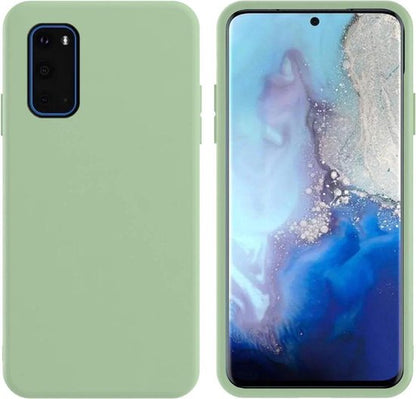 Samsung Galaxy S20 Hoesje - Groen - Siliconen Back Cover