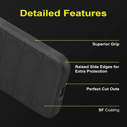 Samsung Galaxy A57 Hoesje - Zwart - Matte Siliconen Back Cover