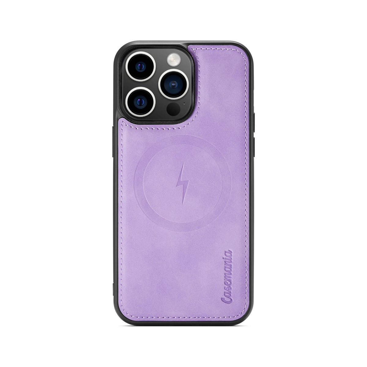 iPhone 15 Case - Bright Lila - 2-in-1 Wallet Case