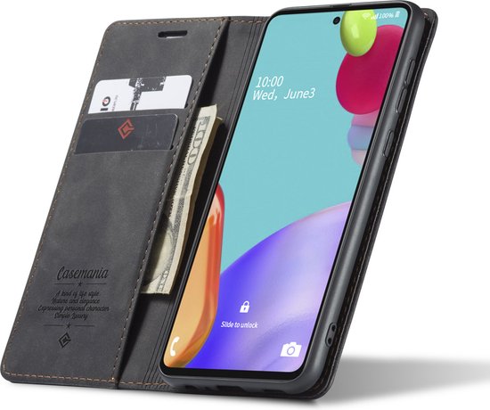 Samsung Galaxy A52 & A52S Hoesje - Charcoal Gray - Bookcase