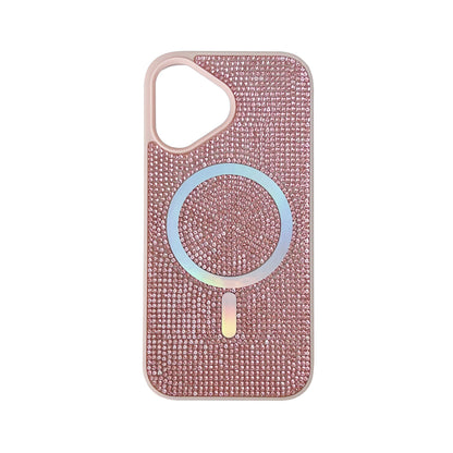Apple iPhone 17 Case - Pink - Diamond Glitter MagSafe Back Cover