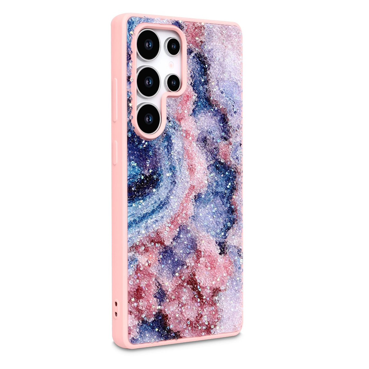 Samsung Galaxy S25 Ultra Hoesje - Nova - Diamant Marmer Glitter Back Cover