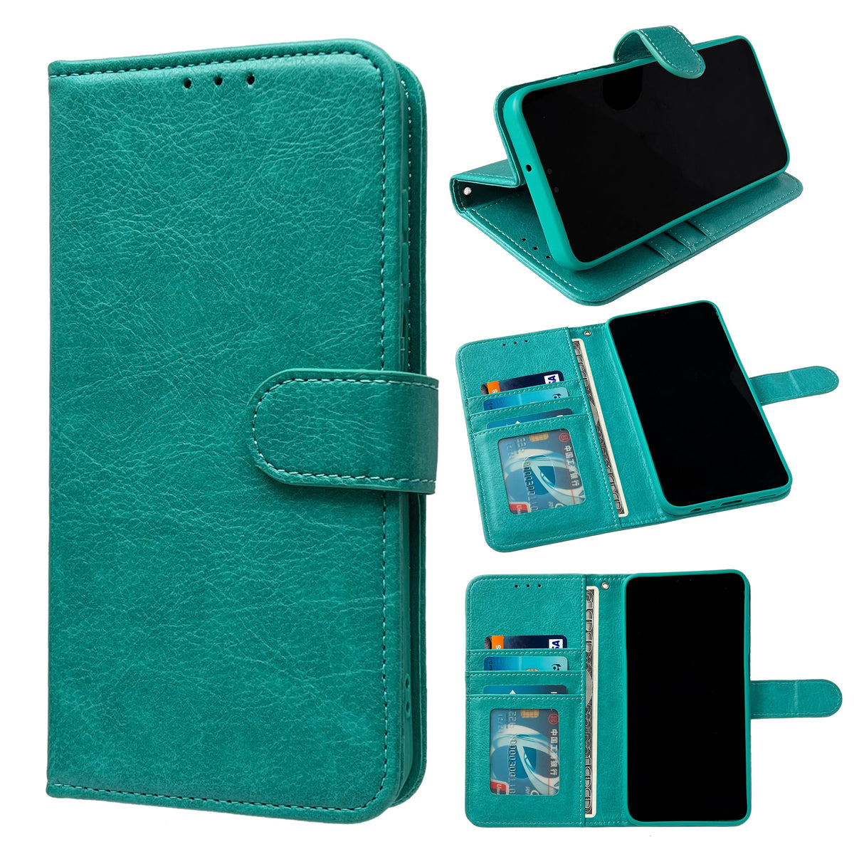 Samsung Galaxy A36 Hoesje - Turquoise - Luxe Bookcase