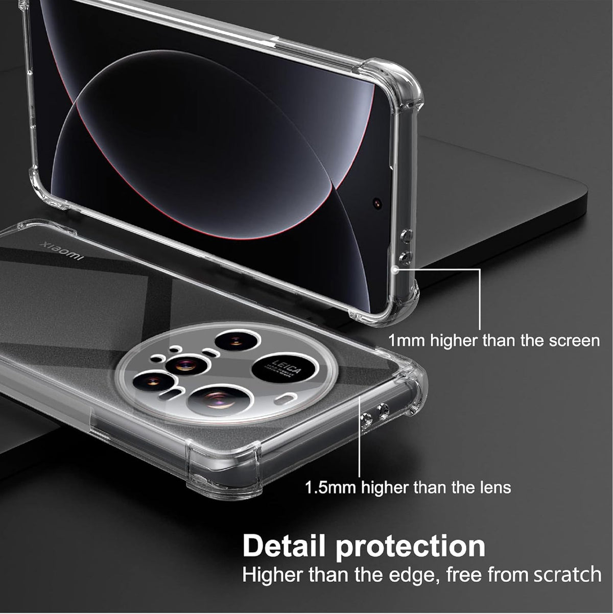 Xiaomi 15 Ultra Hoesje - Transparant - Anti-Shock Back Cover