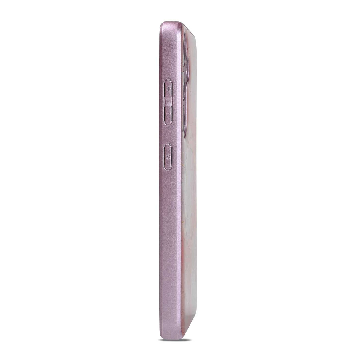 Samsung Galaxy S24 Hülle - Rosa - Silikon Marmor MagSafe Backcover