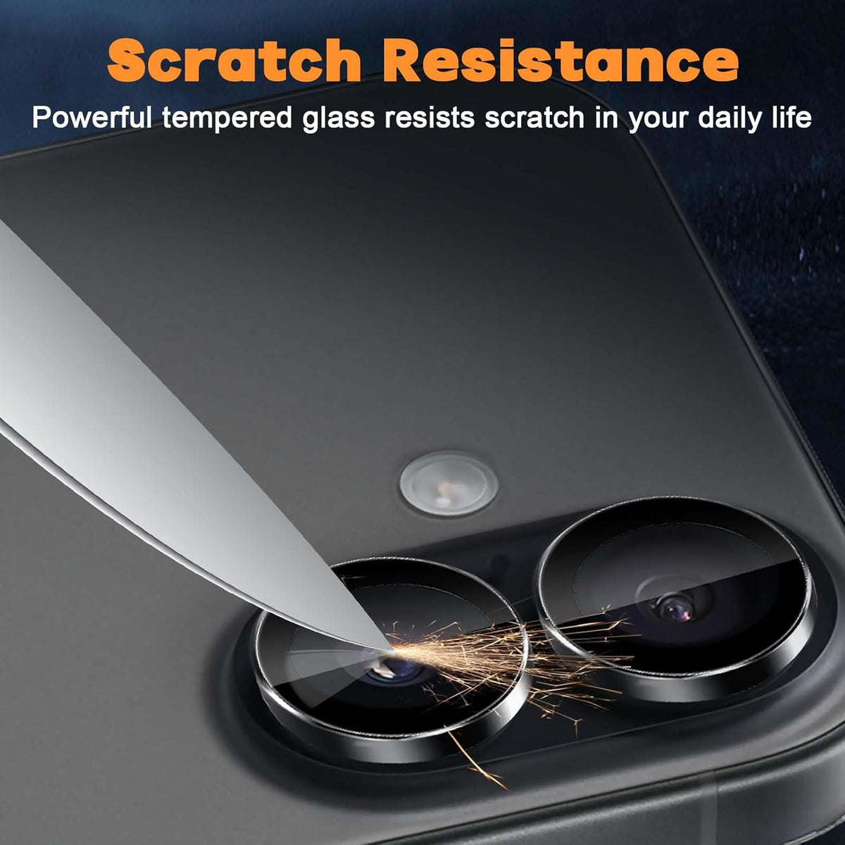 Apple iPhone 17 Pro Lens Protector - Zwart - 3 Stuks