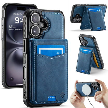 Apple iPhone 16 Hülle - Navy Blue - MagSafe-Backcover mit Kartenfach