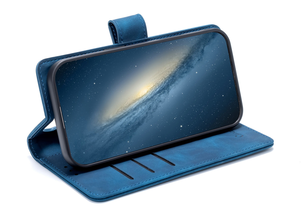 Apple iPhone Air Hoesje - Navy Blue - 2 in 1 MagSafe Bookcase