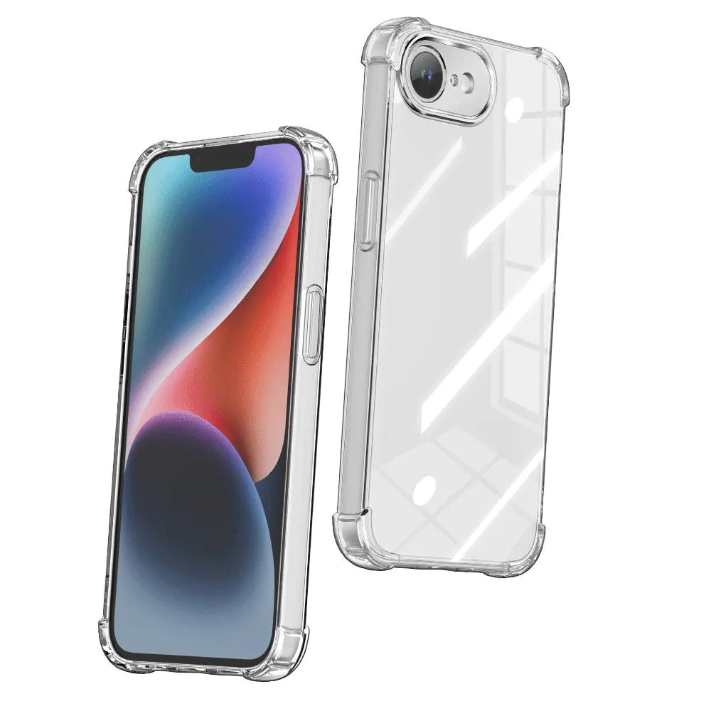 iPhone 16e Hoesje - Transparant - Anti-Shock Back Cover