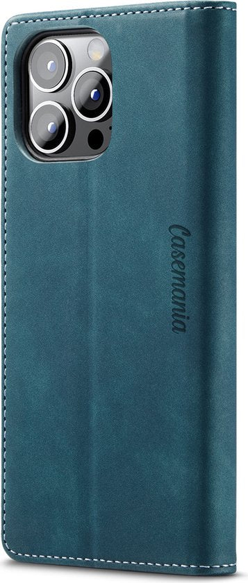 Apple iPhone 13 Pro Hoesje - Emerald Green - Dunne Bookcase