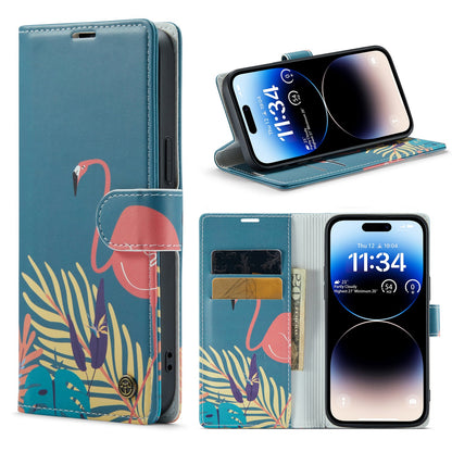 iPhone 14 Pro Hoesje - Tropica - Portemonnee Bookcase
