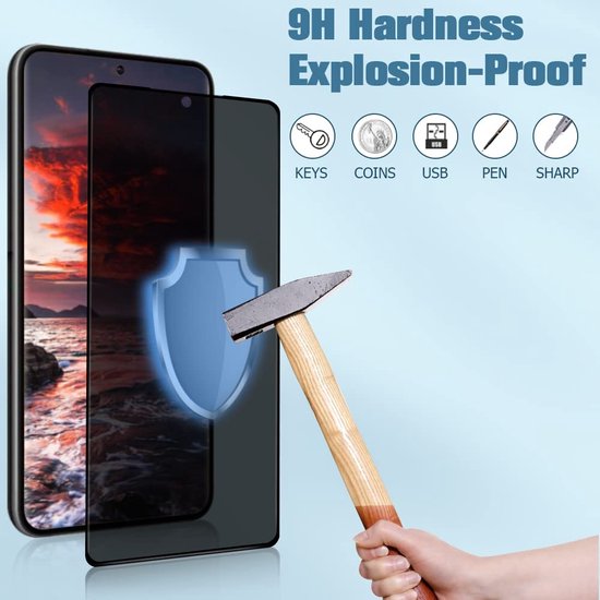 Samsung Galaxy S23 Screenprotector - Privacy - 2 Stuks