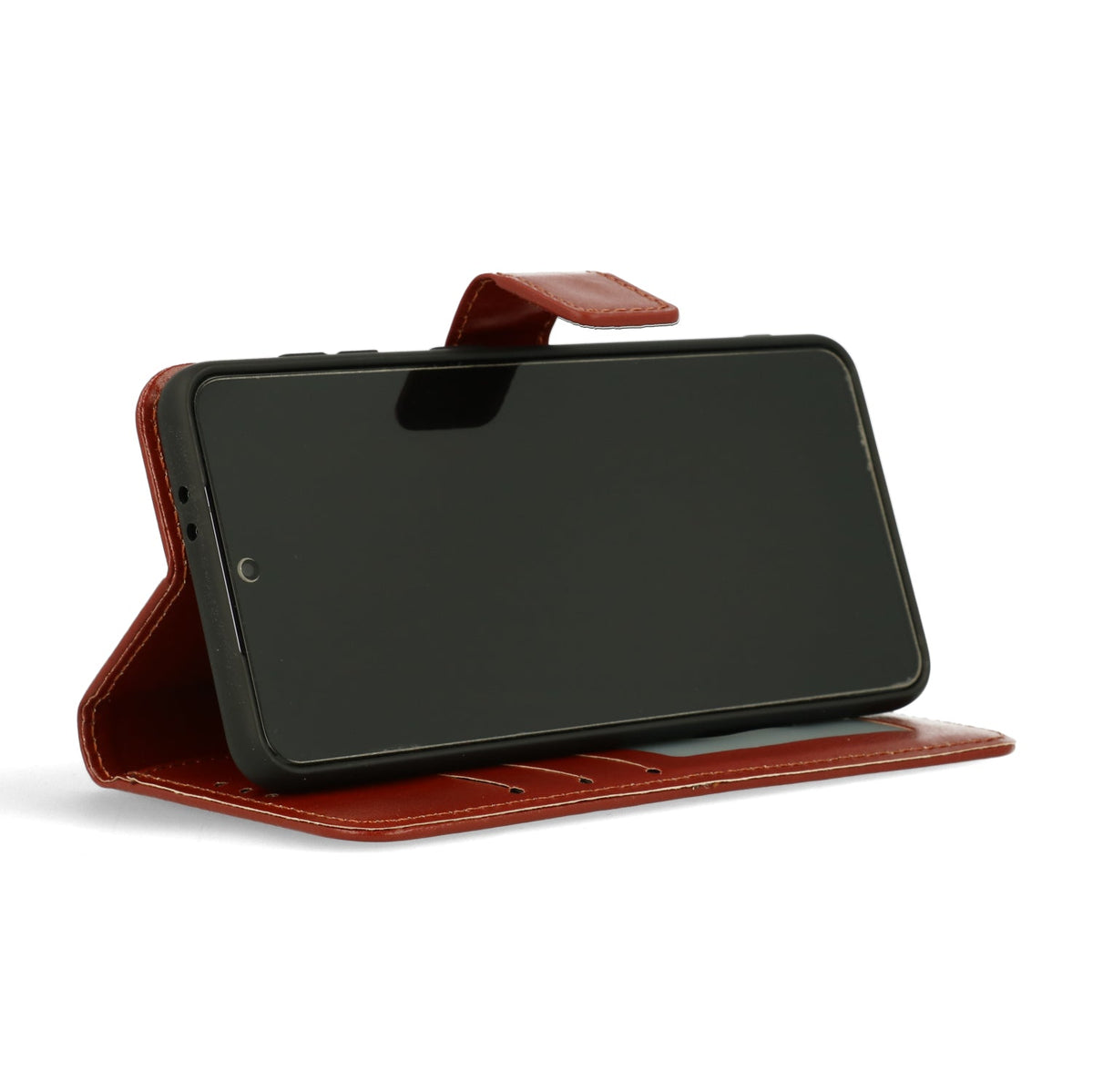 Samsung Galaxy A71 Hoesje - Bruin - Bookcase