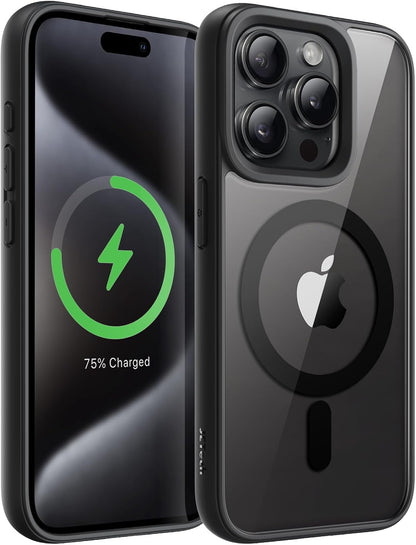 Apple iPhone 15 Pro Case - Black - Bumper MagSafe Back Cover