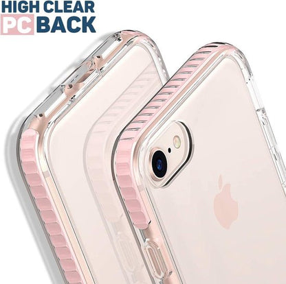 Apple iPhone SE (2020) Hoesje - Roze - Anti-Shock Back Cover
