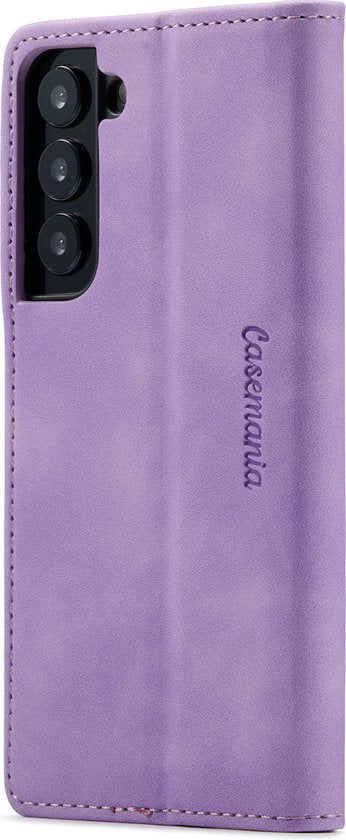 Samsung Galaxy S22 Hoesje - Bright Lila - Dunne Bookcase