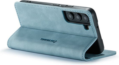 Samsung Galaxy S22 Plus Hoesje - Aqua Blue - Dunne Bookcase