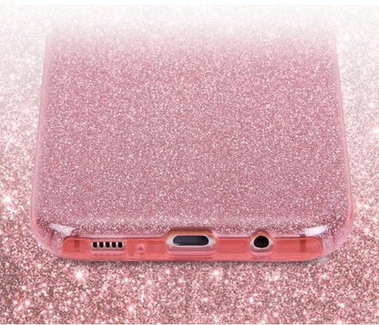 Samsung Galaxy S20 Ultra Hoesje - Zilver - Glitter Back Cover