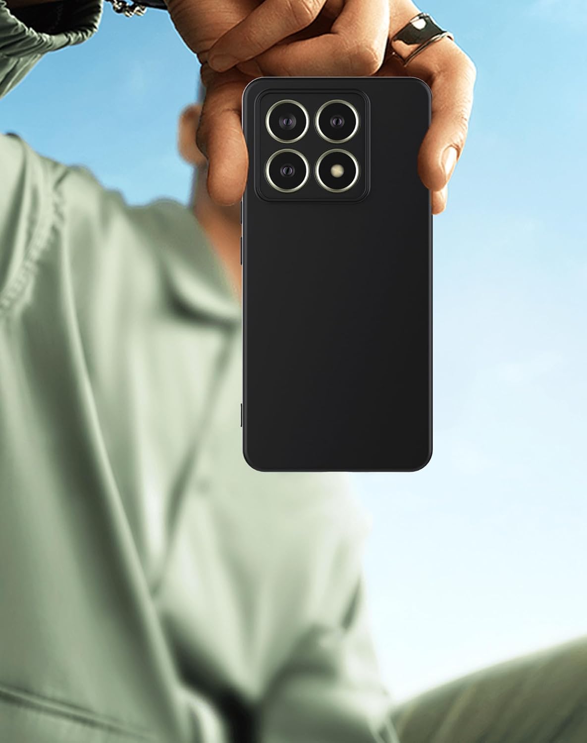 Xiaomi 17T Hoesje - Zwart - Siliconen Back Cover