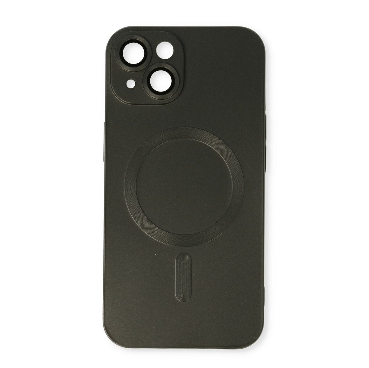 Apple iPhone 15 Plus Hoesje - Zwart - Matte Siliconen MagSafe Back Cover