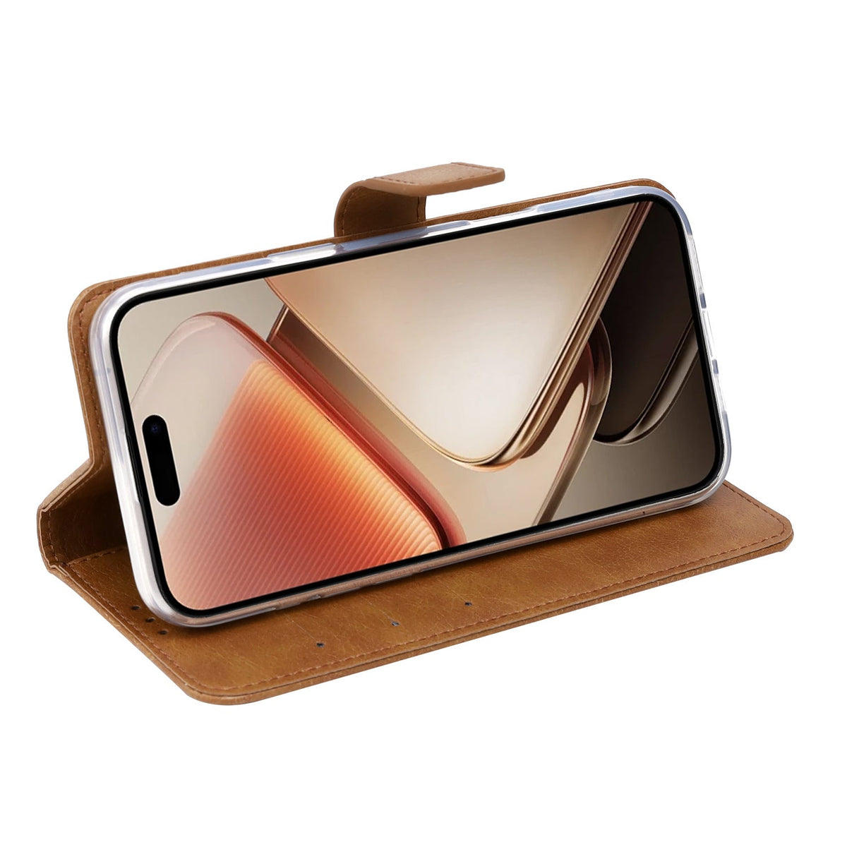 Samsung Galaxy S25 FE Hoesje - Bruin - Portemonnee Bookcase