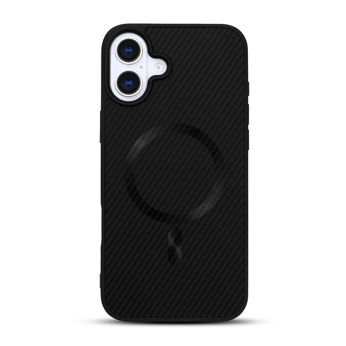 Apple iPhone 16 Plus Hülle - Schwarz - Carbon-MagSafe-Backcover