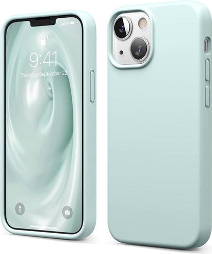 iPhone 13 Hoesje - Turquoise - Siliconen Back Cover