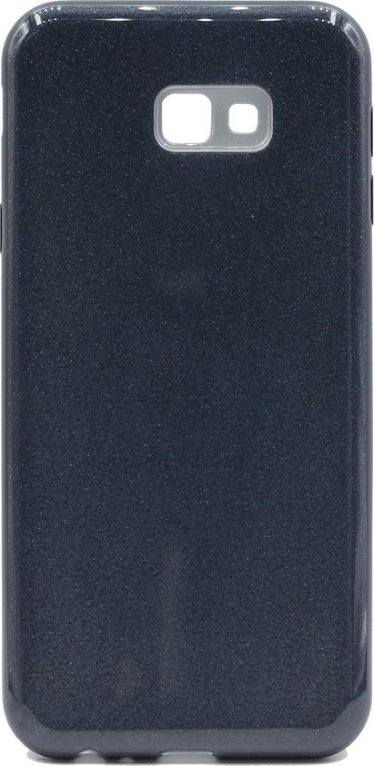 Samsung Galaxy J4+ (2018) Case - Black - Glitter Back Cover