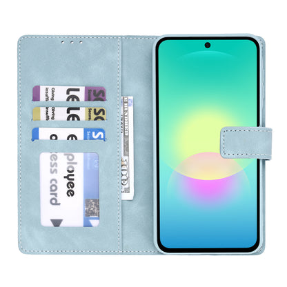 Samsung Galaxy A57 Hoesje - Aqua Blue - Portemonnee Bookcase