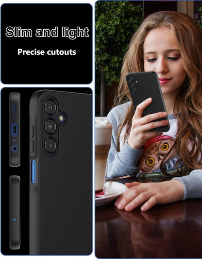 Samsung Galaxy A36 Hoesje - Zwart - Siliconen Back Cover