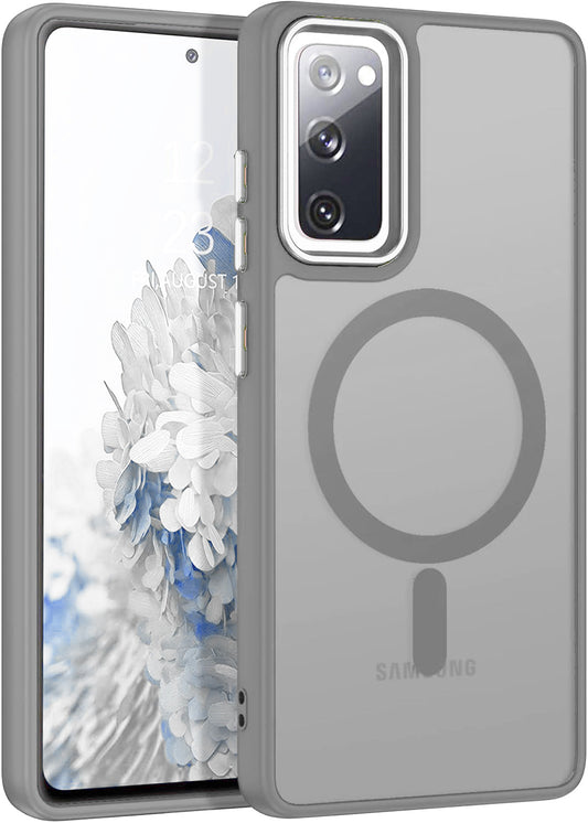 Samsung Galaxy S20 FE Hülle - Grau - Mattes Armor-MagSafe-Backcover