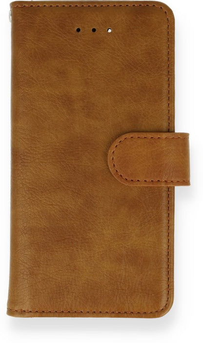 iPhone SE 2022 Hoesje - Bruin - Luxe Portemonnee Bookcase
