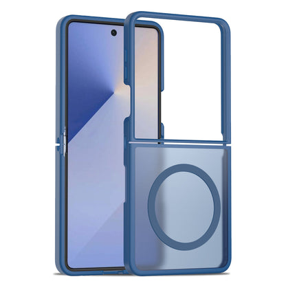 Samsung Galaxy Z Flip8 Case - Dark Blue - Matte Armor MagSafe Back Cover