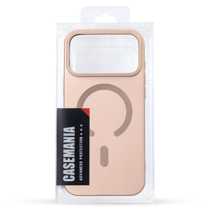 Apple iPhone 18 Pro Hülle - Gold - Matte Silikon MagSafe Back Cover