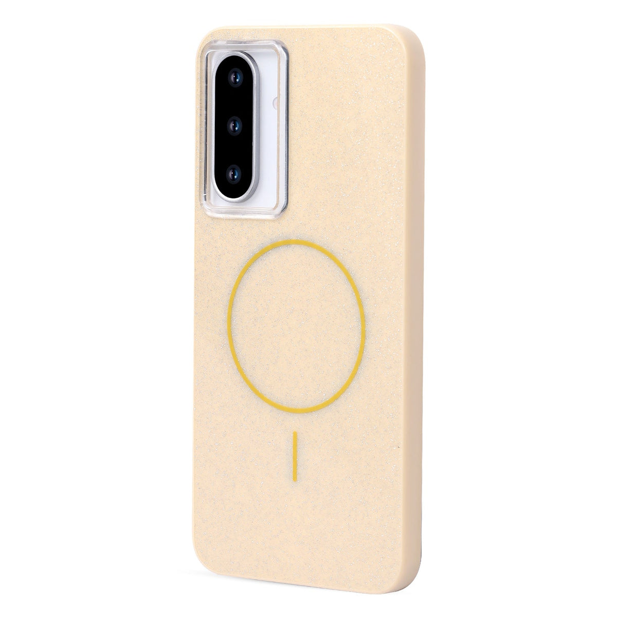 Samsung Galaxy A17 Hoesje - Goud - Glitter MagSafe Back Cover