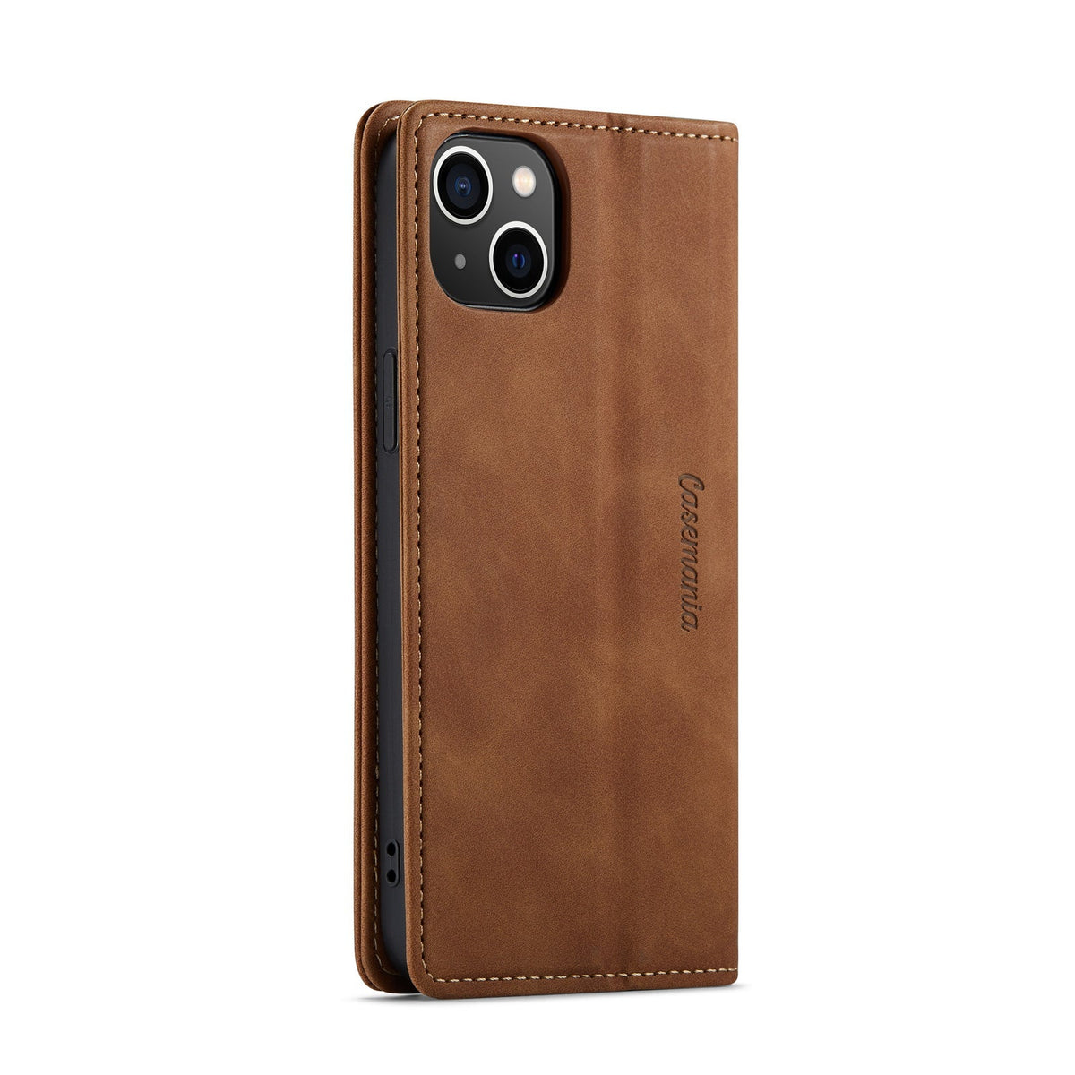Apple iPhone 15 Plus Case - Sienna Brown - Slim Wallet Case