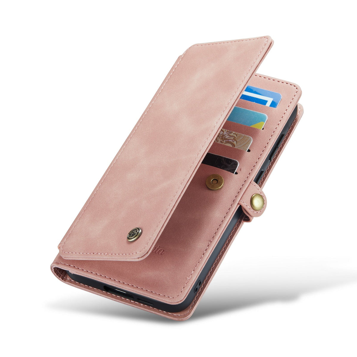 Samsung Galaxy S26 Ultra Hoesje - Pale Pink - 2 in 1 Bookcase met 10 Kaart Vakken