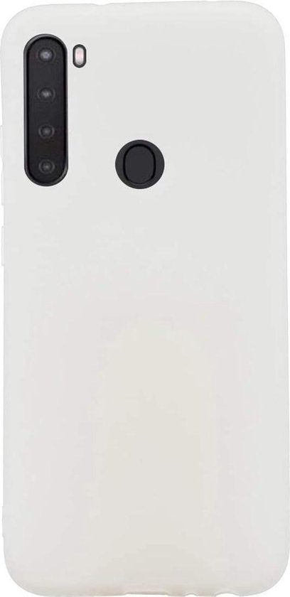 Samsung Galaxy A21 Case - White - Silicone Back Cover